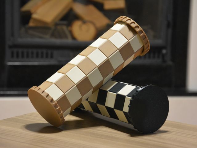 Jogo minimalista de xadrez | foldable & portable