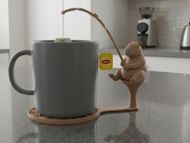 Suporte para chá Capivarinha